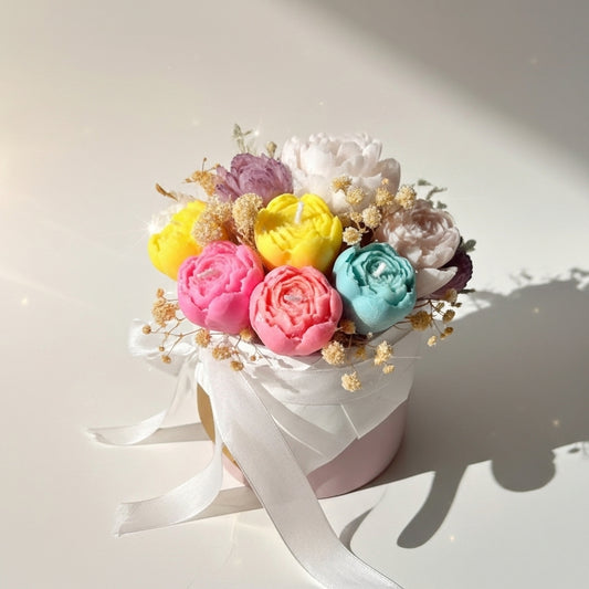 باقة شموع صغيرة – لمسة حب